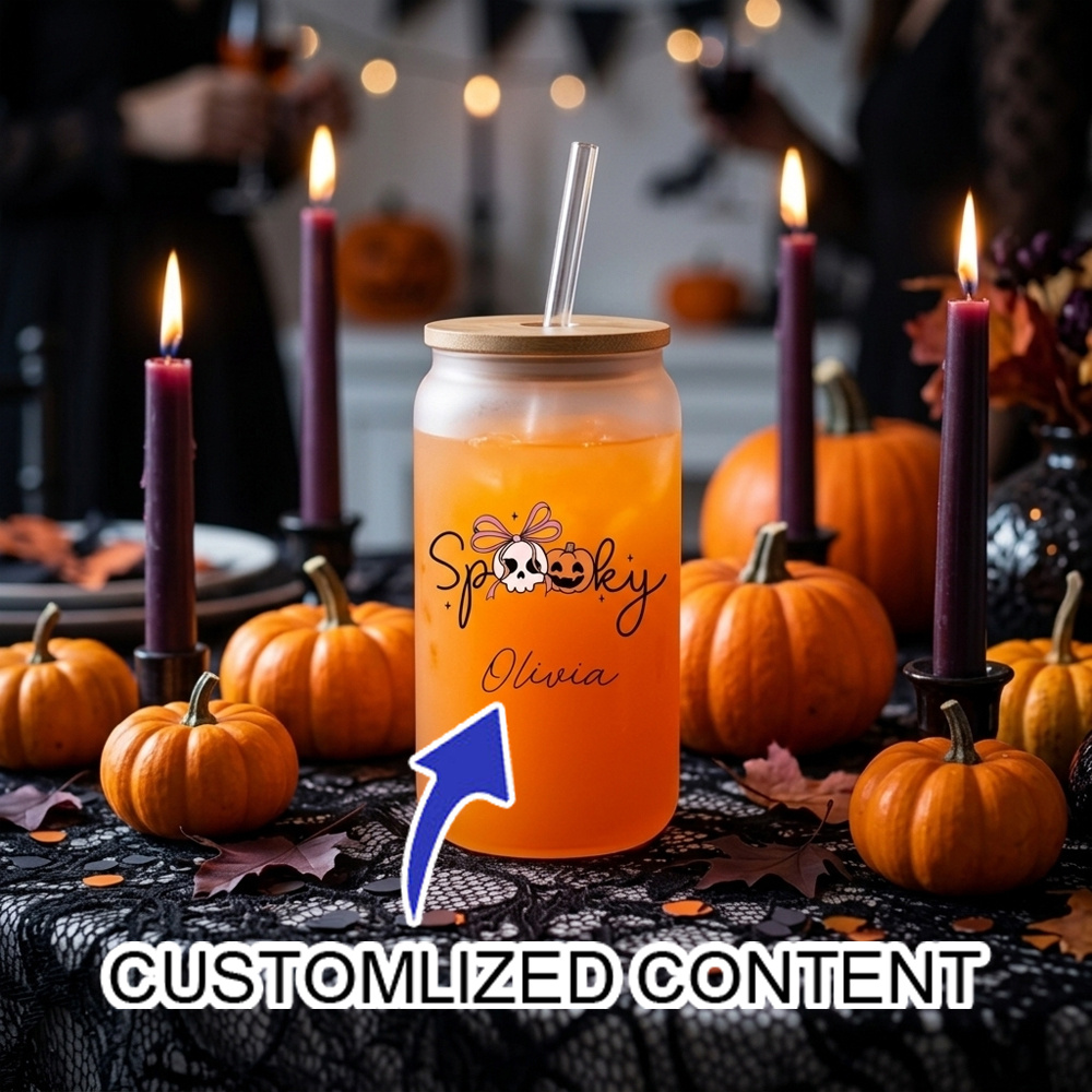 Coffee Equipment With Name - Vaso de Vidrio Personalizado con Nombre