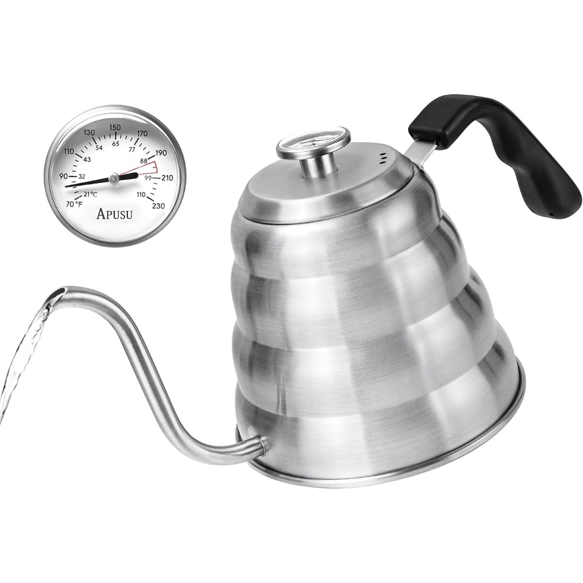 Coffee Quality Control - Cafetera Profesional de Acero Inoxidable para