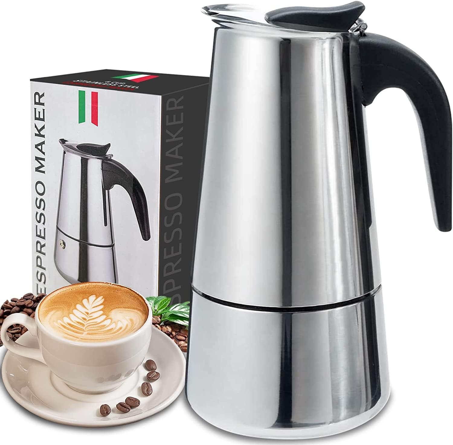 Coffee Equipment Wholesale - 4/6/9 tazas Moka Pot Caffe Tazas