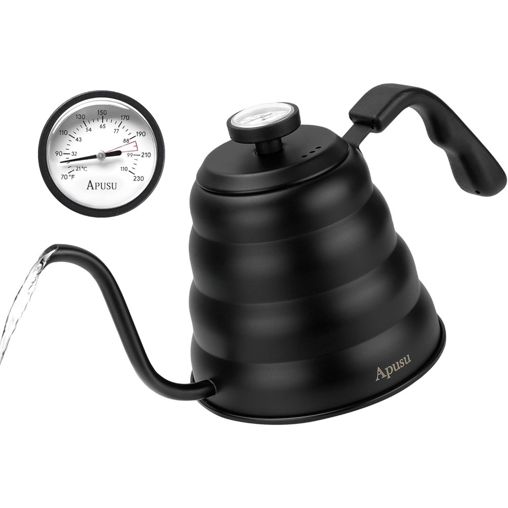 Coffee Quality Control - Cafetera de acero inoxidable con control