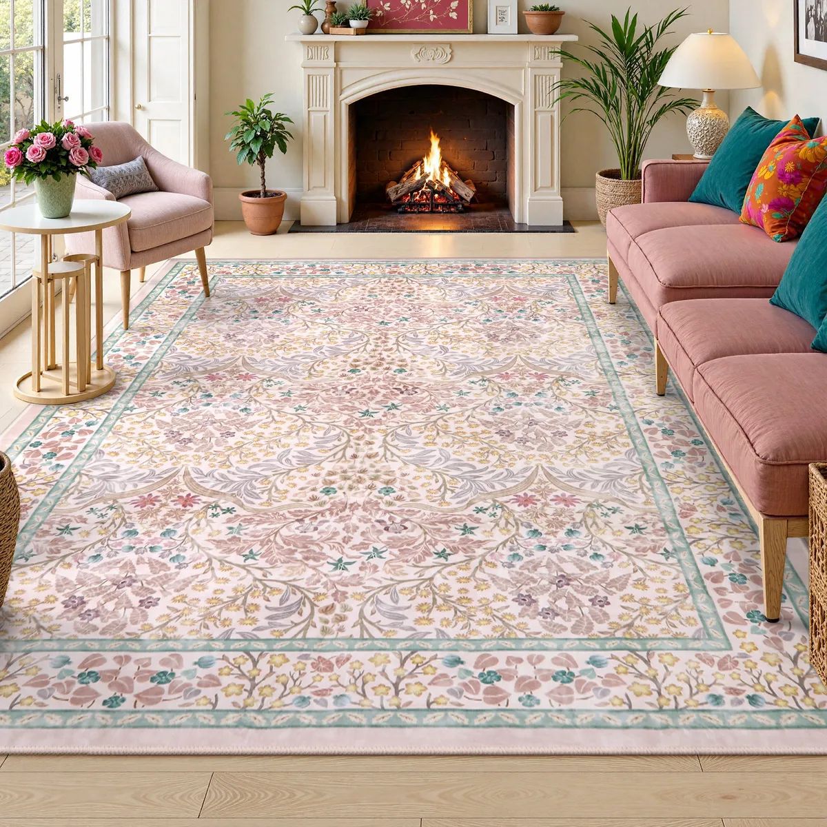 Coffee Equipment At Home - Alfombra Decorativa de Estilo Bohemio con
