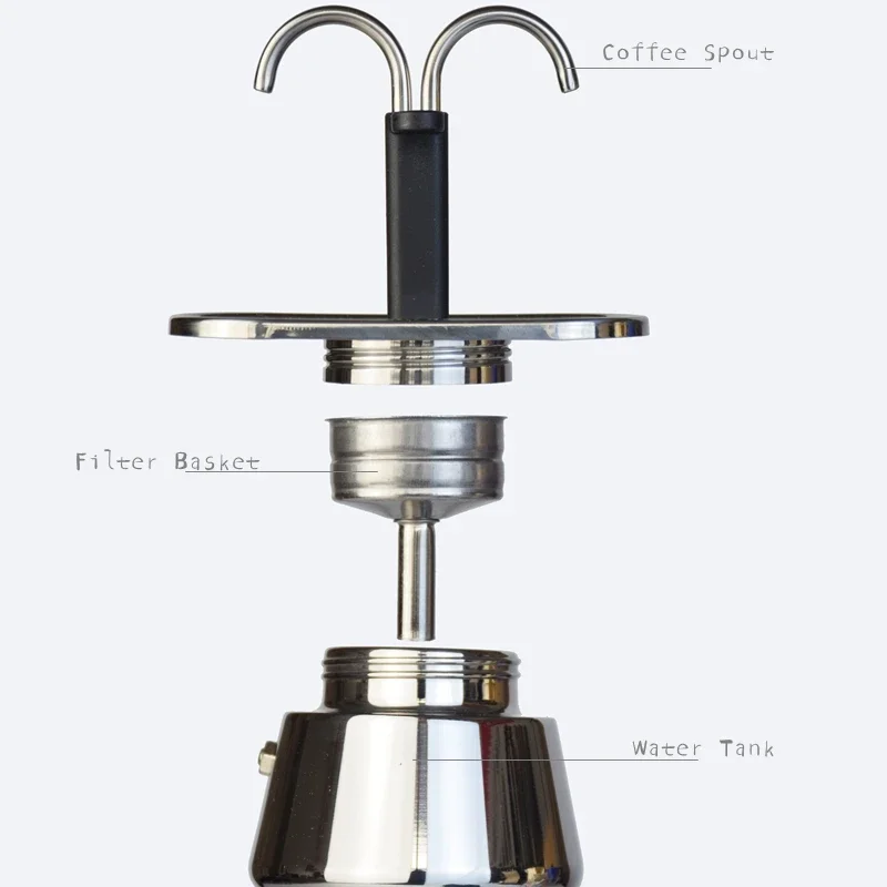 Mini olla Moka de 200ML, doble - Coffee Equipment Wholesale reseña y precio